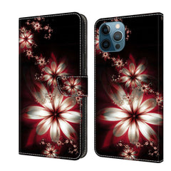 Crystal 3D Shockproof Protective Leather Phone Case