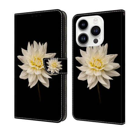 Crystal 3D Shockproof Protective Leather Phone Case, For iPhone 14 Pro
