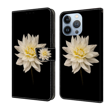 Crystal 3D Shockproof Protective Leather Phone Case, For iPhone 14 Pro Max