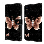 For iPhone X / XS / Pink Diamond Butterfly