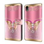 For iPhone XR / Pink Bottom Butterfly