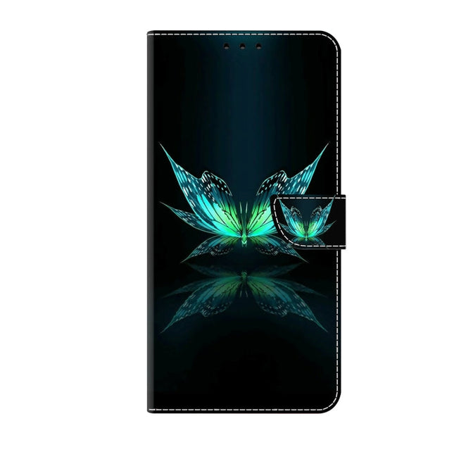 Crystal 3D Shockproof Protective Leather Phone Case, For iPhone 15 Pro Max