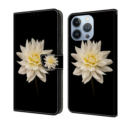 Crystal 3D Shockproof Protective Leather Phone Case, For iPhone 15 Pro Max