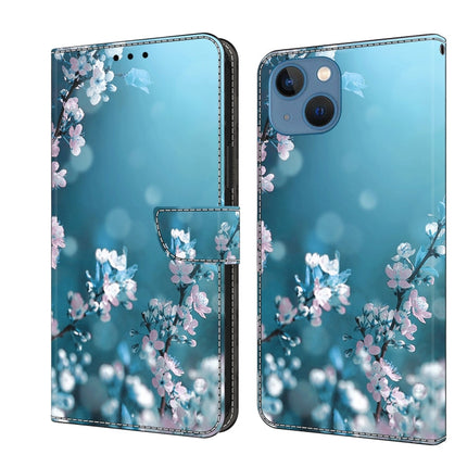 Crystal 3D Shockproof Protective Leather Phone Case, For iPhone 15