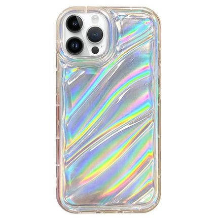 Laser Sequin Waves TPU Phone Case, For iPhone 14 Plus, For iPhone 14, For iPhone 14 Pro, For iPhone 14 Pro Max, For iPhone 13 Pro Max, For iPhone 13 Pro