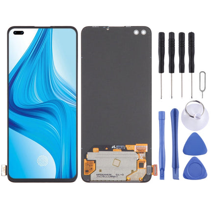 Original Super AMOLED LCD Screen For with Digitizer Full Assembly, For OPPO Reno4 Lite, For OPPO F17 Pro, For OPPO Reno4 5G
