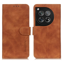 KHAZNEH Retro Texture Leather Phone Case, For OnePlus 12, For OnePlus Ace 2 Pro, For OnePlus Nord 3 / Ace 2V