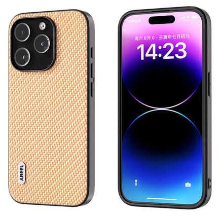 ABEEL Carbon Fiber Texture Protective Phone Case, For iPhone 14 Pro, For iPhone 15 Plus, For iPhone 14 Pro Max