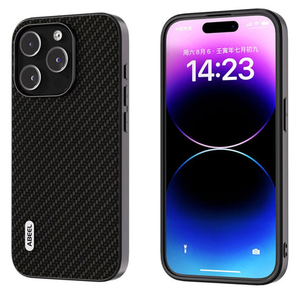 ABEEL Carbon Fiber Texture Protective Phone Case, For iPhone 14 Pro, For iPhone 15 Plus, For iPhone 14 Pro Max