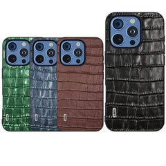 ABEEL Crocodile Texture Genuine Leather Phone Case