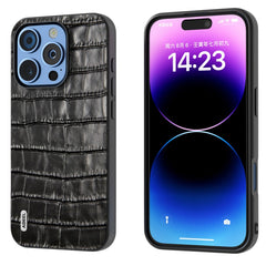 ABEEL Crocodile Texture Genuine Leather Phone Case
