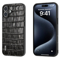 ABEEL Crocodile Texture Genuine Leather Phone Case