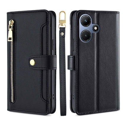 Sheep Texture Cross-body Zipper Wallet Leather Phone Case, For Infinix GT 10 Pro 5G, For Infinix Smart 7 HD, For Infinix Note 30 VIP 5G, For Infinix Hot 30i 4G