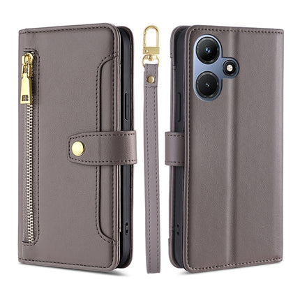 Sheep Texture Cross-body Zipper Wallet Leather Phone Case, For Infinix GT 10 Pro 5G, For Infinix Smart 7 HD, For Infinix Note 30 VIP 5G, For Infinix Hot 30i 4G