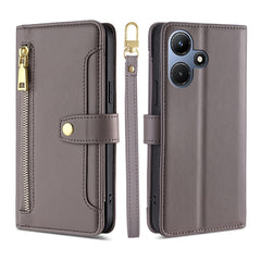 Sheep Texture Cross-body Zipper Wallet Leather Phone Case, For Infinix Smart 7 HD, For Infinix Note 30 VIP 5G, For Infinix Hot 30i 4G