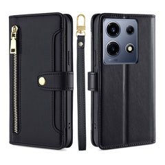 Sheep Texture Cross-body Zipper Wallet Leather Phone Case, For Infinix Smart 7 HD, For Infinix Note 30 VIP 5G, For Infinix Hot 30i 4G