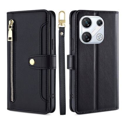 Sheep Texture Cross-body Zipper Wallet Leather Phone Case, For Infinix GT 10 Pro 5G, For Infinix Smart 7 HD, For Infinix Note 30 VIP 5G, For Infinix Hot 30i 4G
