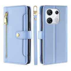 Sheep Texture Cross-body Zipper Wallet Leather Phone Case, For Infinix Note 40 Pro 4G, For Infinix Note 40 Pro 5G, For Infinix Note 40 4G, For Infinix Hot 40i, For Infinix GT 10 Pro 5G