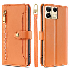 Sheep Texture Cross-body Zipper Wallet Leather Phone Case, For Infinix Note 40 Pro 4G, For Infinix Note 40 Pro 5G, For Infinix Note 40 4G, For Infinix Hot 40i, For Infinix GT 10 Pro 5G