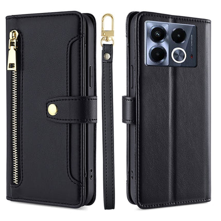 Sheep Texture Cross-body Zipper Wallet Leather Phone Case, For Infinix Hot 50 4G, For Infinix Hot 50 5G, For Infinix Zero 40 4G, For Infinix Note 40 5G