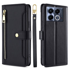 Sheep Texture Cross-body Zipper Wallet Leather Phone Case, For Infinix Hot 50i 4G, For Infinix Hot 50 4G, For Infinix Hot 50 5G, For Infinix Zero 40 4G, For Infinix Note 40 5G