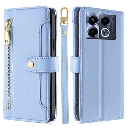 Sheep Texture Cross-body Zipper Wallet Leather Phone Case, For Infinix Hot 50 4G, For Infinix Hot 50 5G, For Infinix Zero 40 4G, For Infinix Note 40 5G