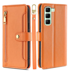 Sheep Texture Cross-body Zipper Wallet Leather Phone Case, For Infinix Hot 50i 4G, For Infinix Hot 50 4G, For Infinix Hot 50 5G, For Infinix Zero 40 4G, For Infinix Note 40 5G