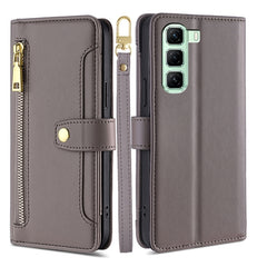 Sheep Texture Cross-body Zipper Wallet Leather Phone Case, For Infinix Hot 50i 4G, For Infinix Hot 50 4G, For Infinix Hot 50 5G, For Infinix Zero 40 4G, For Infinix Note 40 5G