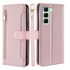 Sheep Texture Cross-body Zipper Wallet Leather Phone Case, For Infinix Hot 50i 4G, For Infinix Hot 50 4G, For Infinix Hot 50 5G, For Infinix Zero 40 4G, For Infinix Note 40 5G