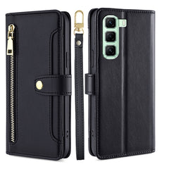 Sheep Texture Cross-body Zipper Wallet Leather Phone Case, For Infinix Hot 50i 4G, For Infinix Hot 50 4G, For Infinix Hot 50 5G, For Infinix Zero 40 4G, For Infinix Note 40 5G