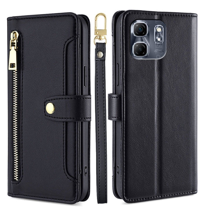 Sheep Texture Cross-body Zipper Wallet Leather Phone Case, For Infinix Hot 50i 4G, For Infinix Hot 50 4G, For Infinix Hot 50 5G, For Infinix Zero 40 4G, For Infinix Note 40 5G