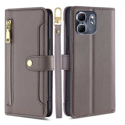 Sheep Texture Cross-body Zipper Wallet Leather Phone Case, For Infinix Note 50x 5G, For Infinix Note 50 Pro+ 5G, For Infinix Note 50 4G, For Infinix Hot 50i 4G
