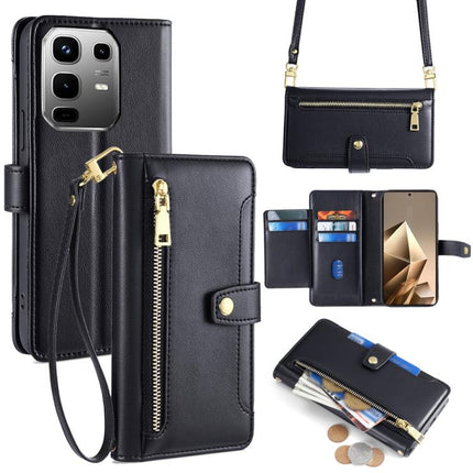Sheep Texture Cross-body Zipper Wallet Leather Phone Case, For Infinix Note 50x 5G, For Infinix Note 50 Pro+ 5G, For Infinix Note 50 4G, For Infinix Hot 50i 4G