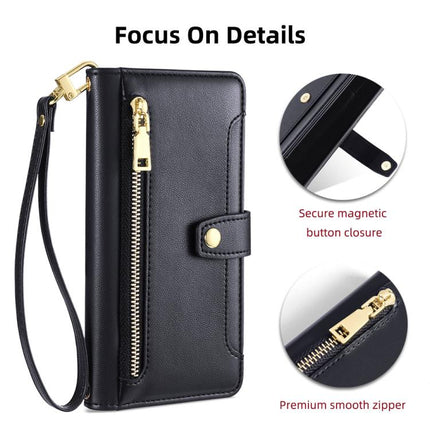 Sheep Texture Cross-body Zipper Wallet Leather Phone Case, For Infinix Note Edge 5G, For Infinix Smart 20 4G, For Infinix Note 60 5G, For Infinix Hot 60 5G