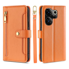 Sheep Texture Cross-body Zipper Wallet Leather Phone Case, For Tecno Pova Neo 3, For Tecno Camon 20 Premier 5G, For Tecno Camon 20 Pro 5G, For Tecno Camon 20 Pro 4G