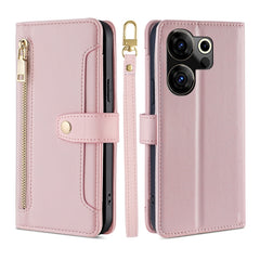 Sheep Texture Cross-body Zipper Wallet Leather Phone Case, For Tecno Pova Neo 3, For Tecno Camon 20 Premier 5G, For Tecno Camon 20 Pro 5G, For Tecno Camon 20 Pro 4G