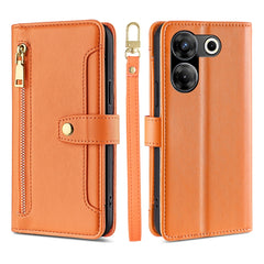 Sheep Texture Cross-body Zipper Wallet Leather Phone Case, For Tecno Pova Neo 3, For Tecno Camon 20 Premier 5G, For Tecno Camon 20 Pro 5G, For Tecno Camon 20 Pro 4G