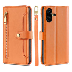 Sheep Texture Cross-body Zipper Wallet Leather Phone Case, For Tecno Spark Go 2024, For Tecno Pova 5 Pro, For Tecno Pova Neo 3, For Tecno Camon 20 Premier 5G, For Tecno Camon 20 Pro 5G