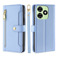 Sheep Texture Cross-body Zipper Wallet Leather Phone Case, For Tecno Spark Go 2024, For Tecno Pova 5 Pro, For Tecno Pova Neo 3, For Tecno Camon 20 Premier 5G, For Tecno Camon 20 Pro 5G