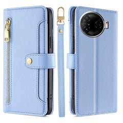 Sheep Texture Cross-body Zipper Wallet Leather Phone Case, For Tecno Camon 30 Premier 5G, For Tecno Camon 30 Pro 5G, For Tecno Camon 30, For Tecno Spark Go 2024, For Tecno Pova 5 Pro