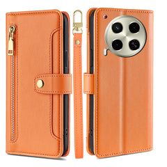 Sheep Texture Cross-body Zipper Wallet Leather Phone Case, For Tecno Camon 30 Premier 5G, For Tecno Camon 30 Pro 5G, For Tecno Camon 30, For Tecno Spark Go 2024, For Tecno Pova 5 Pro