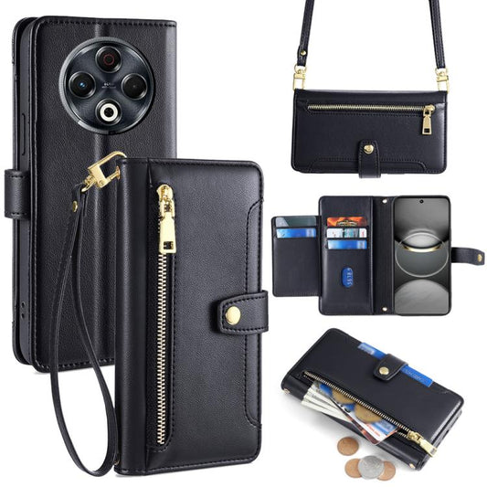 Sheep Texture Cross-body Zipper Wallet Leather Phone Case, For Tecno Spark 30 4G, For Tecno Pova 6 Neo 5G, For Tecno Camon 30 Premier 5G, For Tecno Camon 30 Pro 5G, For Tecno Camon 30