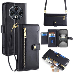 Sheep Texture Cross-body Zipper Wallet Leather Phone Case, For Tecno Spark 30 4G, For Tecno Pova 6 Neo 5G, For Tecno Camon 30 Premier 5G, For Tecno Camon 30 Pro 5G, For Tecno Camon 30