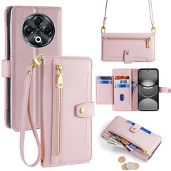 Sheep Texture Cross-body Zipper Wallet Leather Phone Case, For Tecno Spark 30 4G, For Tecno Pova 6 Neo 5G, For Tecno Camon 30 Premier 5G, For Tecno Camon 30 Pro 5G, For Tecno Camon 30