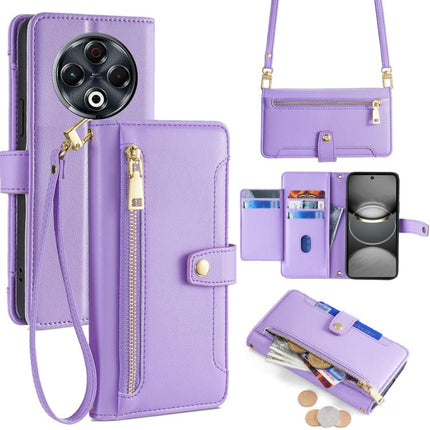Sheep Texture Cross-body Zipper Wallet Leather Phone Case, For Tecno Spark 30 4G, For Tecno Pova 6 Neo 5G, For Tecno Camon 30 Premier 5G, For Tecno Camon 30 Pro 5G