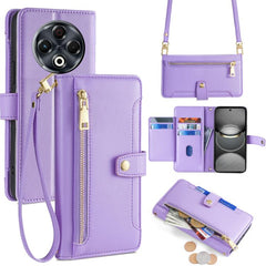 Sheep Texture Cross-body Zipper Wallet Leather Phone Case, For Tecno Spark 30 4G, For Tecno Pova 6 Neo 5G, For Tecno Camon 30 Premier 5G, For Tecno Camon 30 Pro 5G, For Tecno Camon 30
