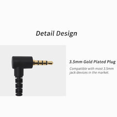 CCA CCA-C10 3.5mm Gold Plated Plug Ten Unit Hybrid Wire-controlled In-ear Earphone, with Mic, without Mic