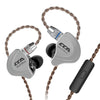 CCA CCA-C10 3.5mm Gold Plated Plug Ten Unit Hybrid Wire-controlled In-ear Earphone, with Mic, without Mic