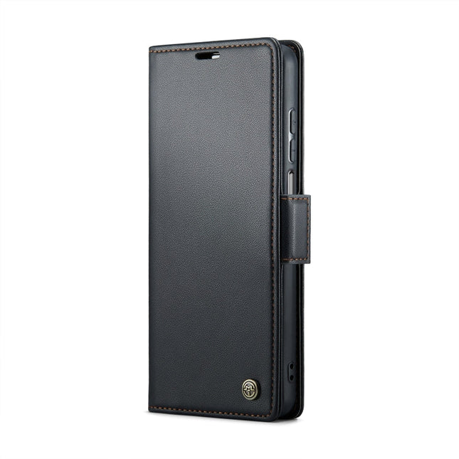 CaseMe 023 Butterfly Buckle Litchi Texture RFID Anti-theft Leather Phone Case, For Motorola Moto G Stylus 5G 2023