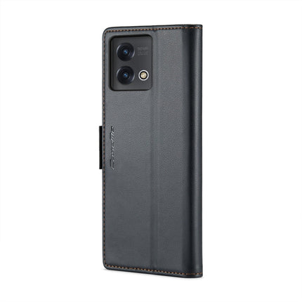 CaseMe 023 Butterfly Buckle Litchi Texture RFID Anti-theft Leather Phone Case, For Motorola Moto G Stylus 5G 2023